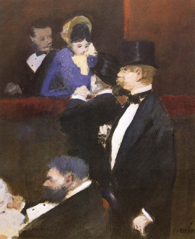 Jean-Louis Forain A Box at the Opea France oil painting art